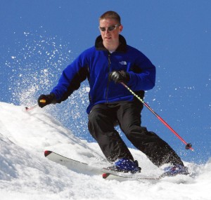 snowskiing photo